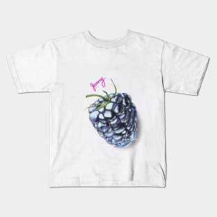 yummy blackberry Kids T-Shirt